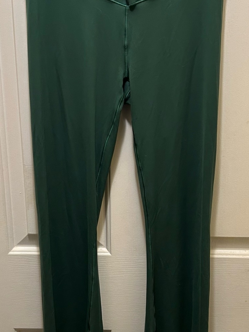 aerie Offline Flare Leggings in Dark Green